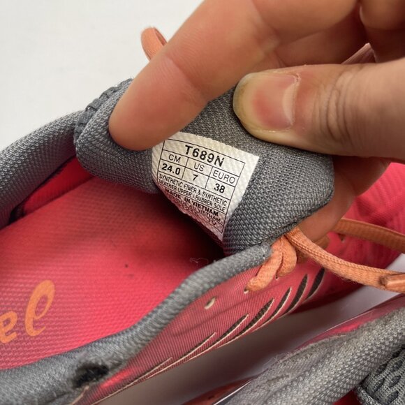 Asics Shoes Womens 7 US Pink FuseX Gel Running Training Gym Sneakers T689N - Picture 11 of 16